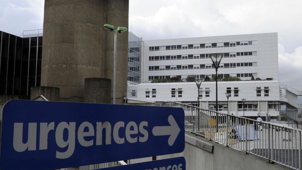 Rennes University Hospital where a patient taking part in a drug trial has died. Photograph: Damien Meyer/ AFP/Getty Images