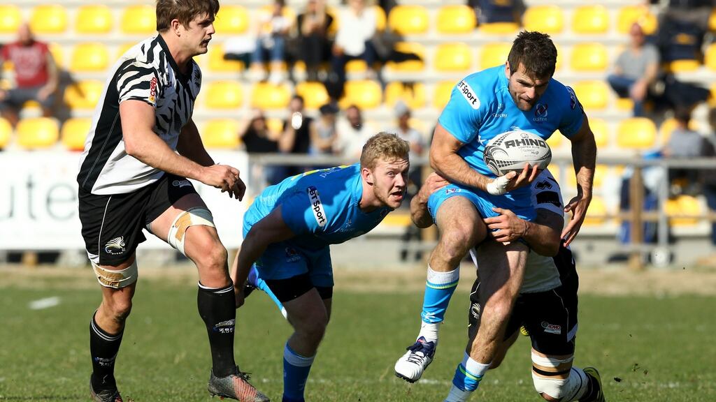 Ulster’s Jared Payne was impressive in a  20-minute cameo against Zebre. Photograph: Matteo Ciambelli/Inpho