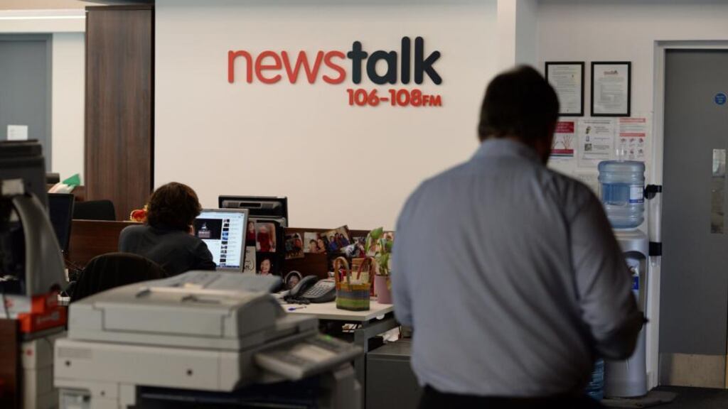 The interior of the Newstalk newsroom. File photograph: Frank Miller/The Irish Times.
