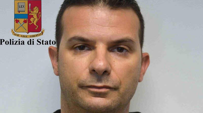 Davide De Vita, the head of a group of volunteer firefighters. All 15 firefighters admitted having being involved in the fraud. Photograph: EPA