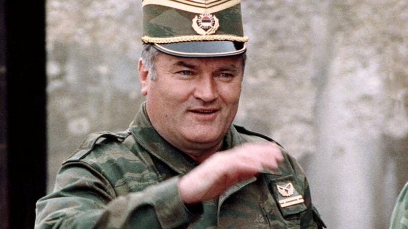 Bosnian Serb wartime general Ratko Mladic in Belgrade in 1993. Photograph:  Petar Kujundzic/Reuters