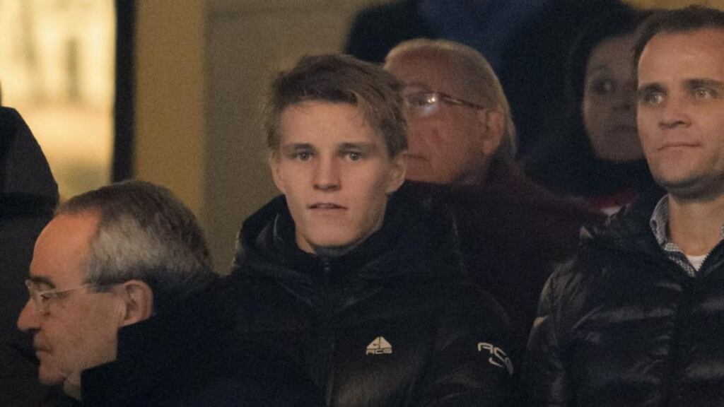 Martin Odegaard, seen here at the Copa del Rey game between Real Madrid and Atletico Madrid at the  Vicente Calderon  on January 7th, has signed for Real from Stromsgodset in a deal worth around €3million for the 16-year-old Norwegian midfielder. Photograph: Dani Pozo/AFP/Getty Images