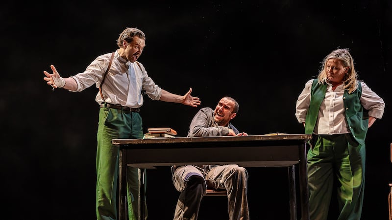 The Pillowman review: Martin McDonagh’s early play gets a pin-sharp, meticulously controlled staging from Lyric and Prime Cut