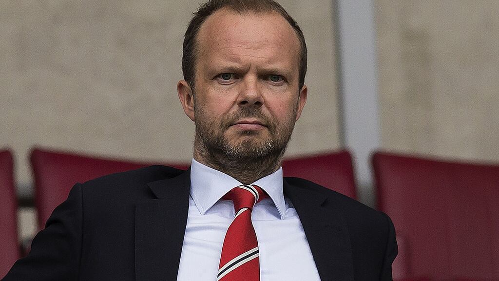 Manchester United’s executive vice-chairman Ed Woodward believes the tech firms will be among the bidders in the next round of Premier League rights sales. Photograph: Jon Super/AFP/Getty Images