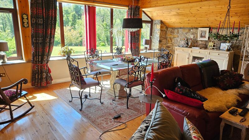 Upstairs dining space