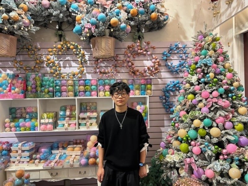 Chen Xilin from Elim Christmas Decorations. Photograph: Denis Staunton