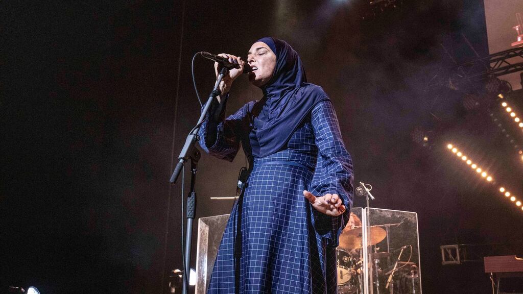 Sinéad O’Connor performing at the Cork Opera House the Guinness Cork Jazz Festival on Saturday night, guinnessjazzfestival.com. Photograph: Clare Keogh