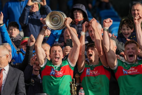 Ballina Stephenites stage late comeback to claim third successive Mayo title