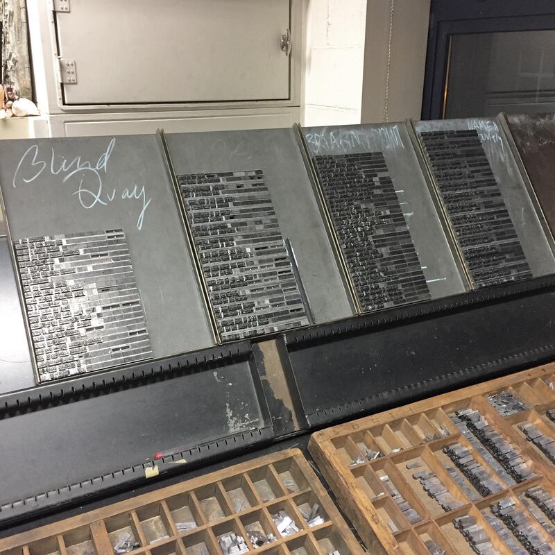 The work of typographer and designer Jamie Murphy of the Salvage Press