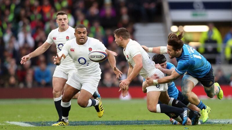 Kyle Sinckler is one of England’s injured players, with the prop set to be out for six to seven weeks. Photograph: Andrew Fosker/Inpho