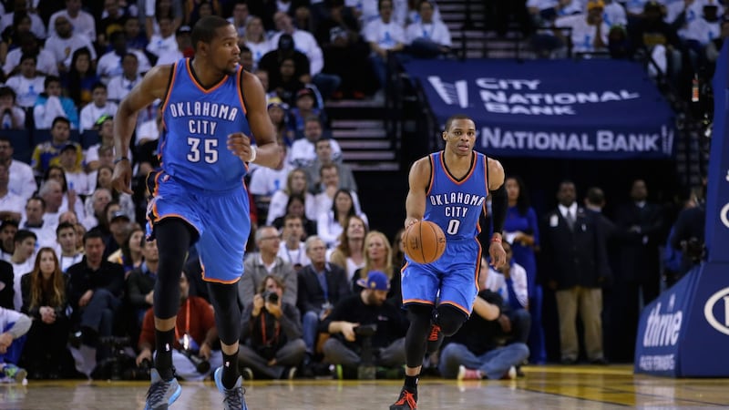 David Howarth worked with NBA stars such as Russell Westbrook and Kevin Durant during his time with the Oklahoma City Thunder. File photograph: Getty Images