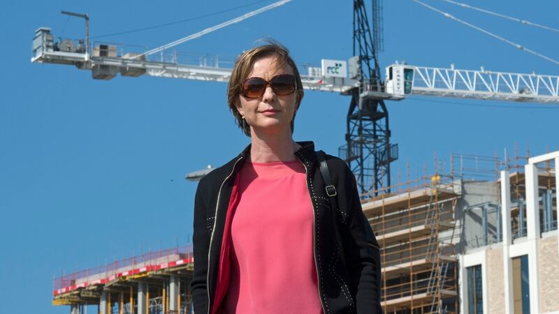 Architect Collette Burns at the TU Dublin site in Grangegorman. Photograph: Dave Meehan/ Irish Times