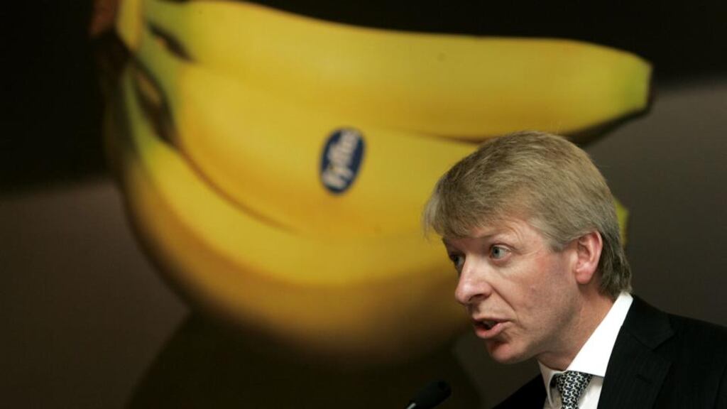 Fyffes executive chairman David McCann. Fyffes and Chiquita have revised some of the conditions of their proposed $1 billion merger. Photo: Dara Mac Dónaill/The Irish Times