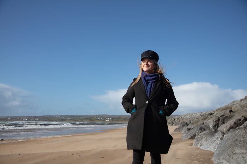 Bernadette Fallon on Lahinch beach