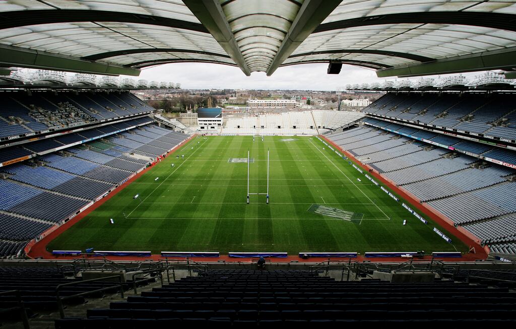 DUBLIN, IRELAND - FEBRUARY 24:  A general view of the stadium prior to kickoff during the RBS Six Nations Championship match between Ireland and England at Croke Park on February 24, 2007 in Dublin, Ireland.  (Photo by David Rogers/Getty Images)
