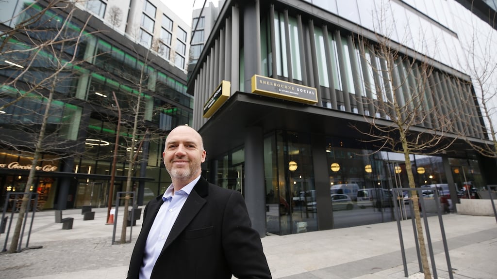 Dylan McGrath at Shelbourne Social, his new restaurant on Shelbourne Road, Dublin. Photograph Nick Bradshaw