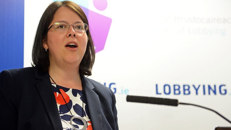 Sherry Perreault, head of ethics and lobbying regulation at the Standards in Public Office Commission. Photograph: Eric Luke