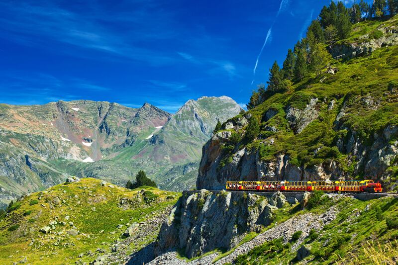 Watch the world go by as you take in the sights seeing the Pyrenees by train. Photograph: Shutterstock