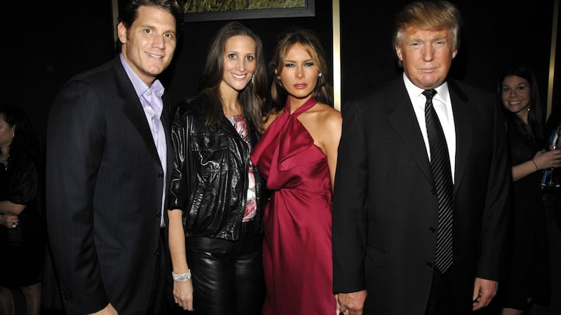 David Wolkoff, Stephanie Winston Wolkoff, Melania Trump and Donald Trump in 2008. Stephanie Winston Wolkoff was forced out of the White House after reports that her firm had received $26 million in payments to help plan Trump’s lavish inauguration ceremony in 2017. Photograph: Billy Farrell/Patrick McMullan via Getty Images
