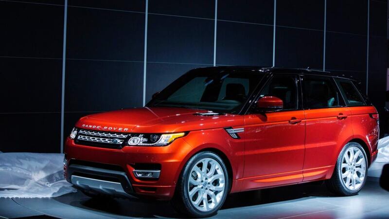 A Range Rover Sport from Land Rover at the New York International Auto Show: Photo: Reuters