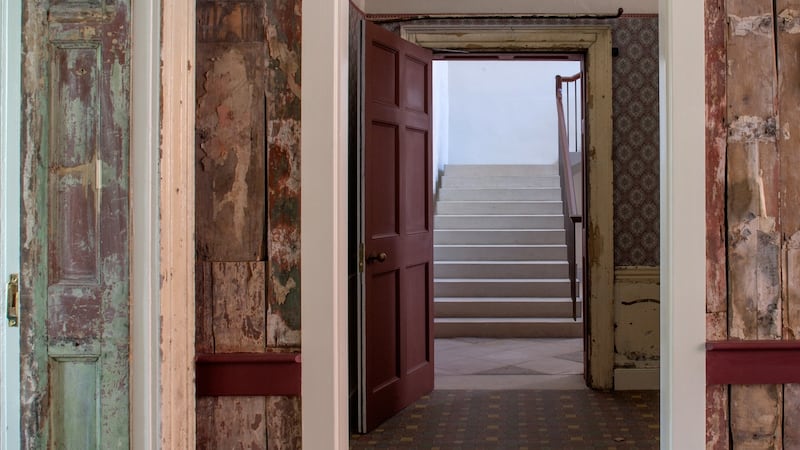 14 Henrietta Street was made into a tenement by dividing Georgian rooms into two - or three-room flats for families. Photograph: Paul Tierney Photography
