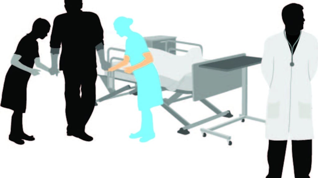 What can we do? That is the question. We can get off our arses and lift the patient into bed. We can stop the “us and them” thinking