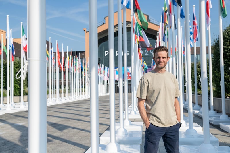 Brice Guyart, a two-time Olympic gold medalist who now works for the Games. Photograph: James Hill/The New York Times