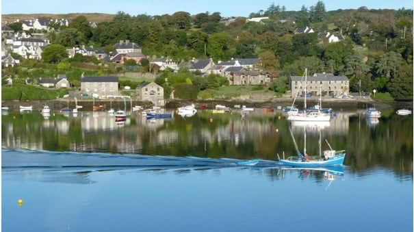 Castlehaven harbour, a short walk from the Long Barn in Reen, Co Cork