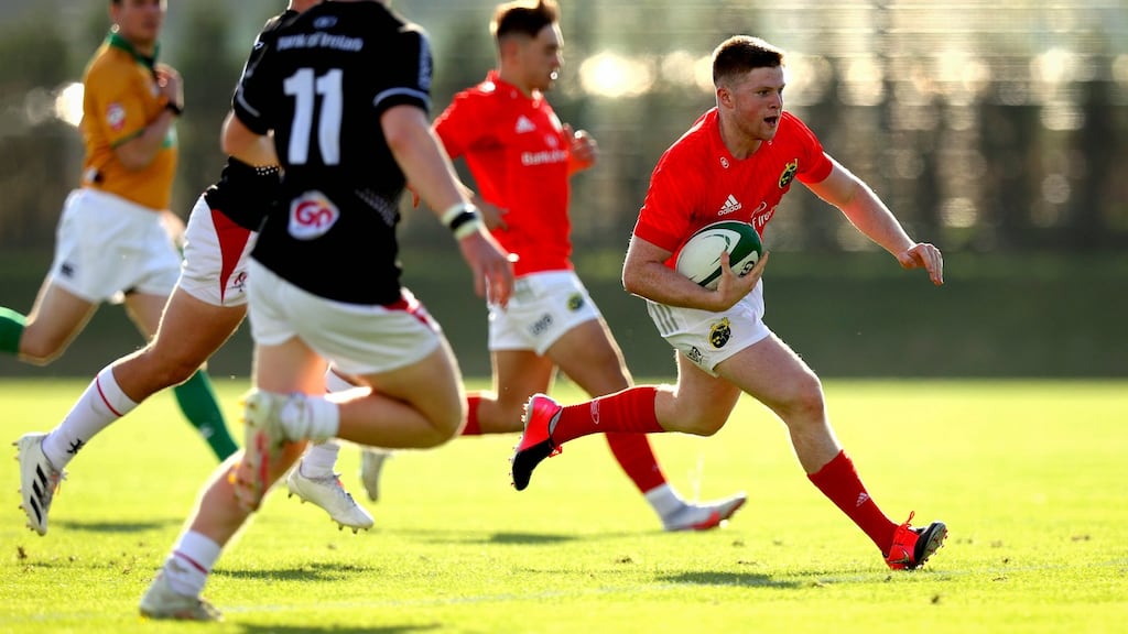 Patrick Campbell is among those making his debut for Munster. Photo: Ryan Byrne/Inpho