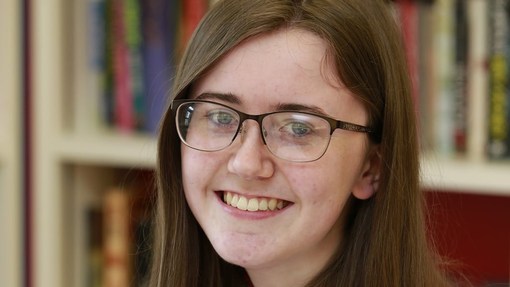 Amy Cahill: ‘Sometimes teachers jump to criticise something written by a student, instead of appreciating it.’ Photograph: Nick Bradshaw, for The Irish Times