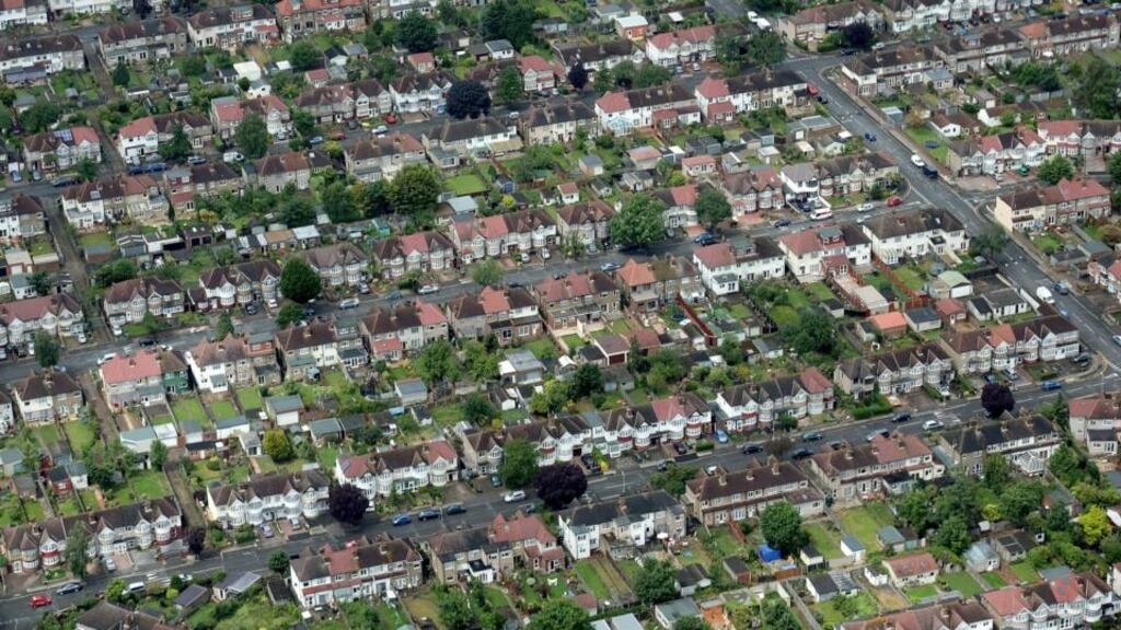 Suburban housing and streets are seen from the air. Photograph: Matt Cardy/Getty Images)