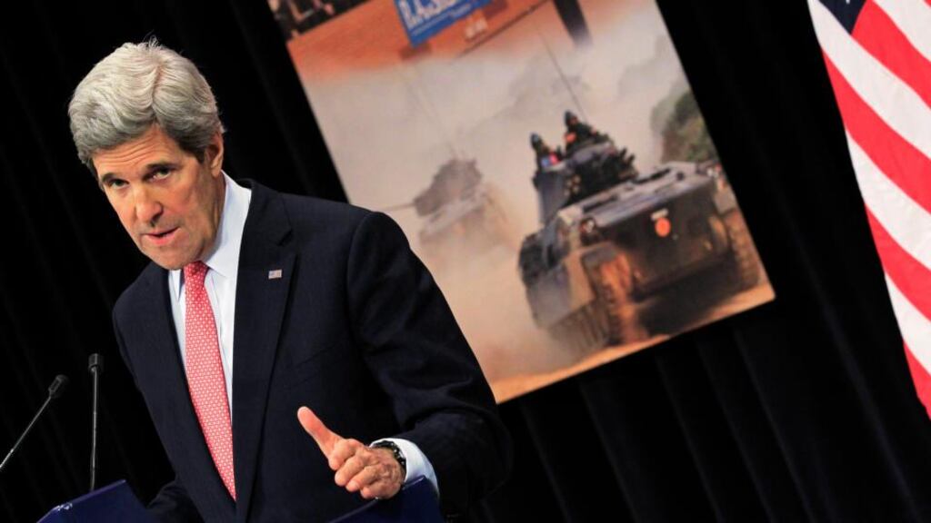 US secretary of state John Kerry says Netanyahu not in a position to confirm reports of chemical weapon use in Syria. Photograph: Reuters