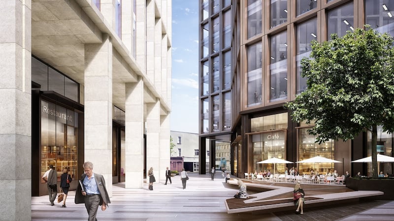 . . . and when: Mazars and the OPW lodged separate plans to redevelop Apollo House and Hawkins House