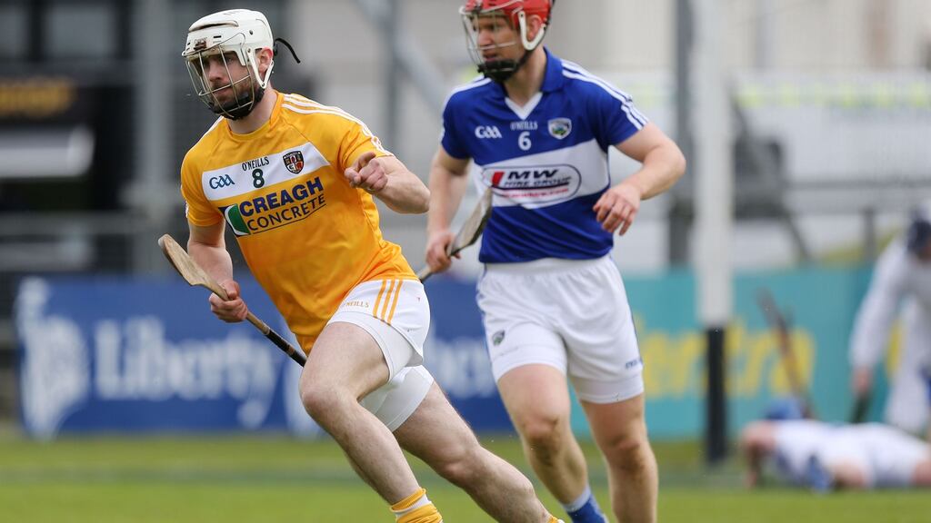 Neil McManus is determined to help Antrim hurling kick on to the next level. Photo: Inpho
