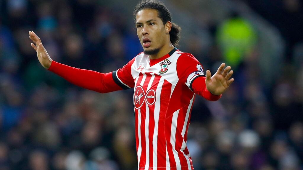 Southampton asked the Premier League to investigate an alleged illegal approach from Liverpool for Virgil van Dijk. Photo: Martin Rickett/PA Wire