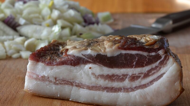 For this recipe, you can use smoked bacon belly or pancetta. Photograph: June Molloy Vladicka/myfoododyssey.com