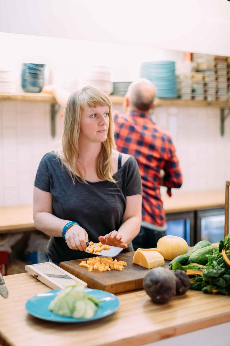 Niamh Fox and Sam Gleeson at their Little Fox Restaurant in Ennistymon, Co Clare. Photograph: Eamon Ward for The Irish Times