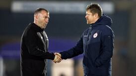 Bohs v Shels: Incident in Damien Duff’s office raises temperature of Dublin derby