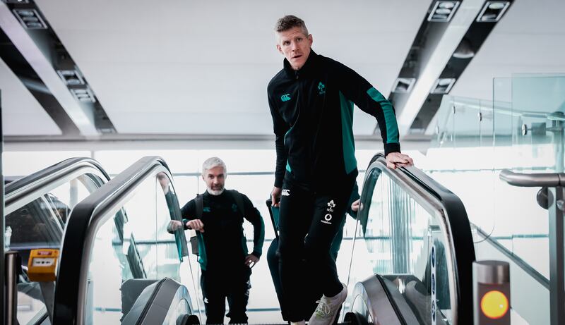 Going up? Ireland interim head coach Simon Easterby will have the side primed for the game against Scotland: Photograph: Nick Elliott/Inpho