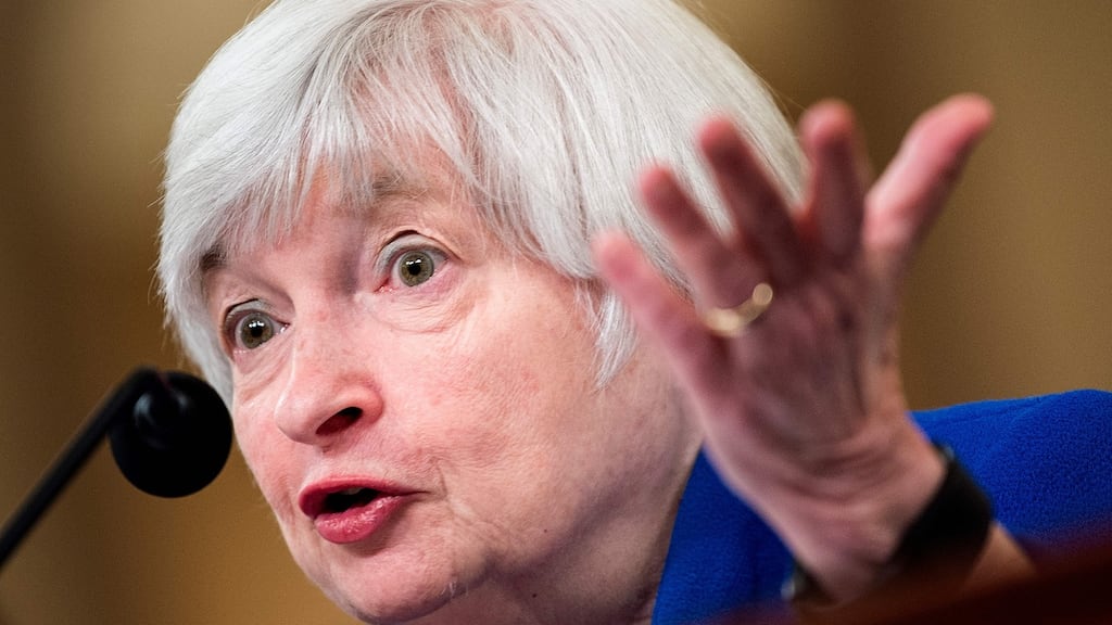 Former Fed chairwoman Janet Yellen: nominee for US treasury secretary. Photograph: Brendan Smialowski