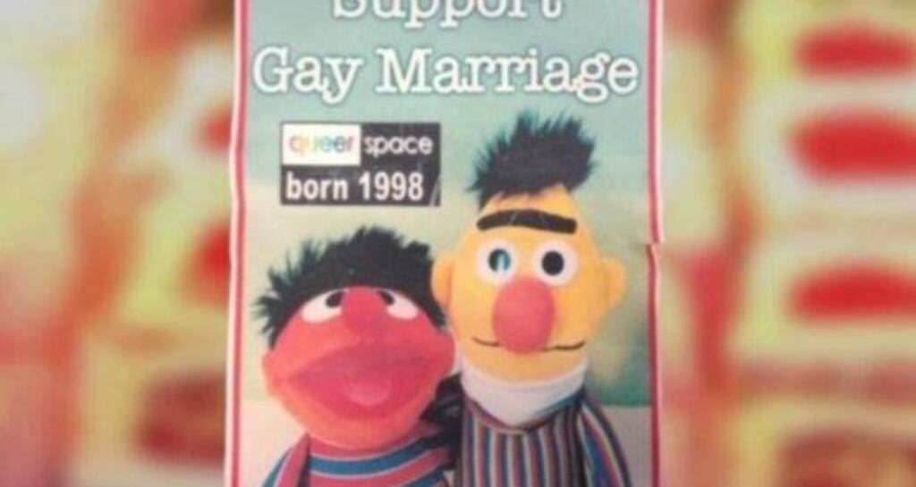 The bakery refused to make a cake with this image on it.