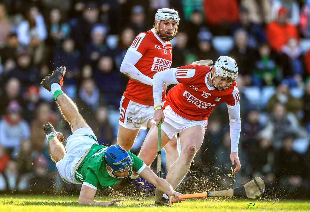 Stick at it: Cork meet Limerick in he most attractive match of the opening weekend of the national Hurling League. Photograph: Evan Treacy/Inpho