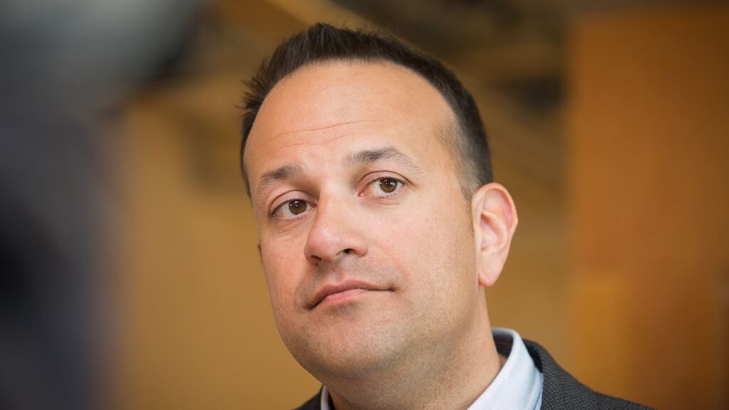 Minister for Social Protection Leo Varadkar was at Facebook’s HQ in Dublin to mark Mother’s Day. Photograph: Gareth Chaney Collins