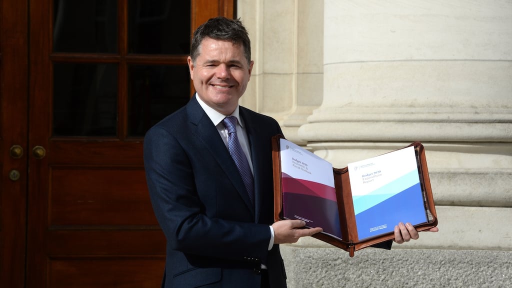Minister for Finance Paschal Donohoe allocated €4 million towards hot school meals for an additional 35,000 children in Budget 2020. Photograph: Dara Mac Dónaill / The Irish Times