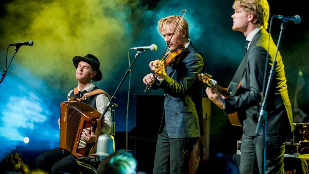 Danish-Swedish trio Dreamers’ Circus are at the NCH in Dublin on Saturday and Baltimore Fiddle Fair in Cork on Sunday. Photograph: Kristoffer Juel Poulsen
