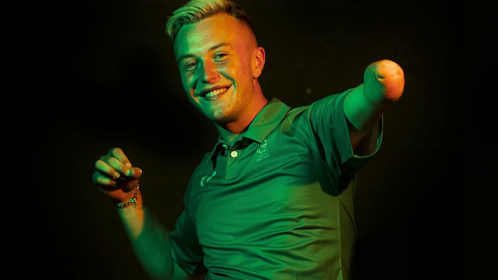 Jordan Lee will compete in the high jump for Ireland at the Paralympics. Photo: Tommy Dickson/Inpho