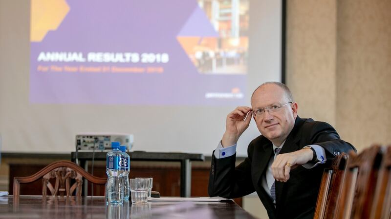 Jeremy Masding, chief executive, Permanent TSB. Photograph: Iain White/ Fennell Photography