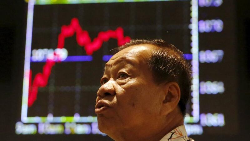 The Great Fall of China caused panic. Photograph: Olivia Harris/Reuters