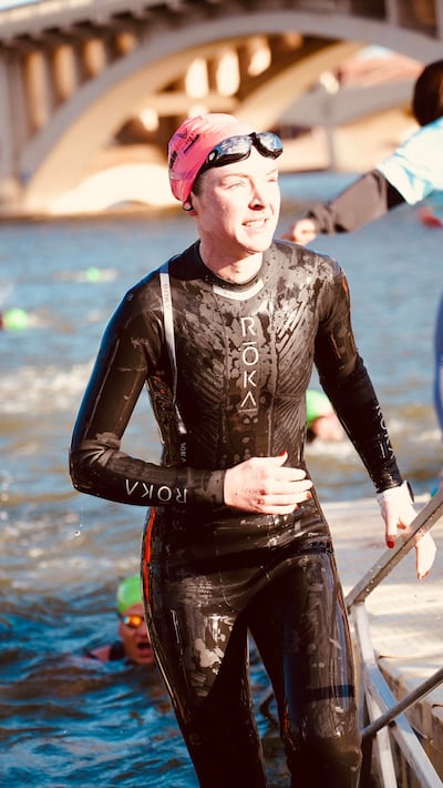 Doireann Ni Siochru at the Ironman 140.6 in Arizona