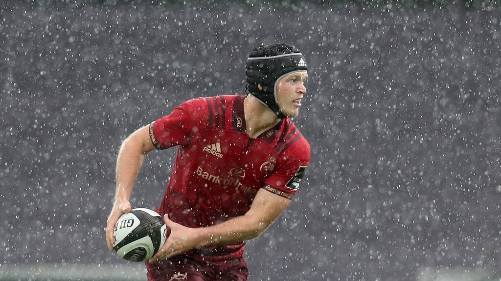 Munster’s Tyler Bleyendaal at the Liberty Stadium in Swansea. Photograph: Billy Stickland/Inpho